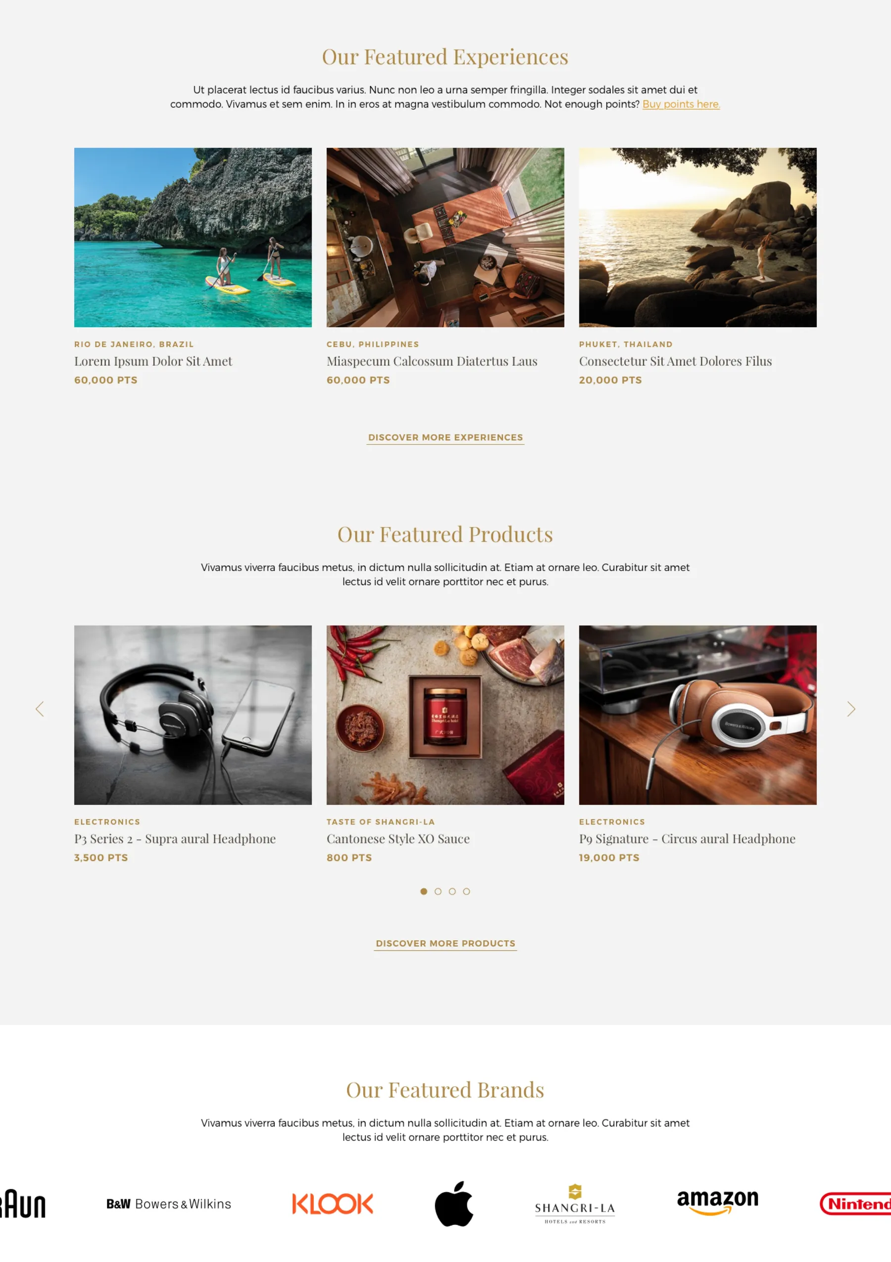 Golden Circle Website Home Page